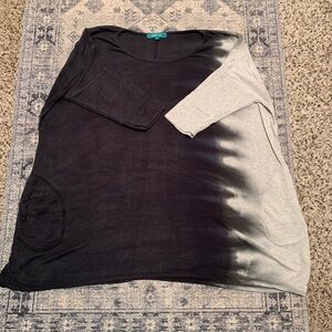 River+Sky Tie Dye 3/4 Sleeve Tunic with Pockets